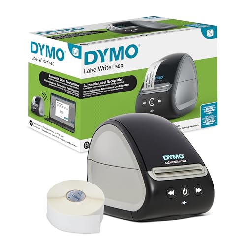 DYMO LabelWriter 550 Series Label Printer with Dymo-Branded Label Comp — Key specifications at a glance